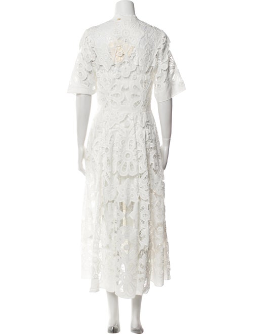 Temperley London Lace Pattern Long Dress