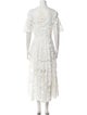 Temperley London Lace Pattern Long Dress