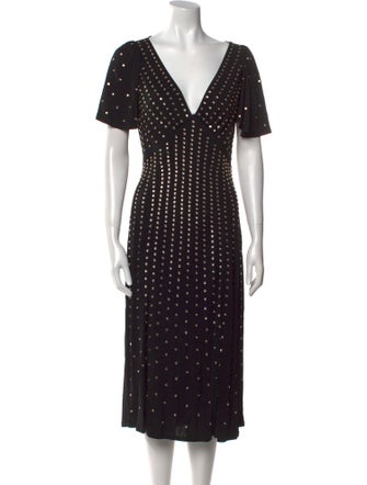 Temperley London Polka Dot Print Mini Dress