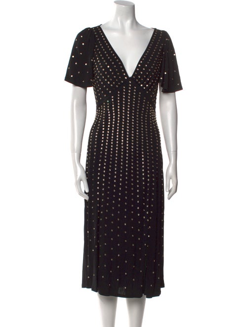 Temperley London Polka Dot Print Mini Dress