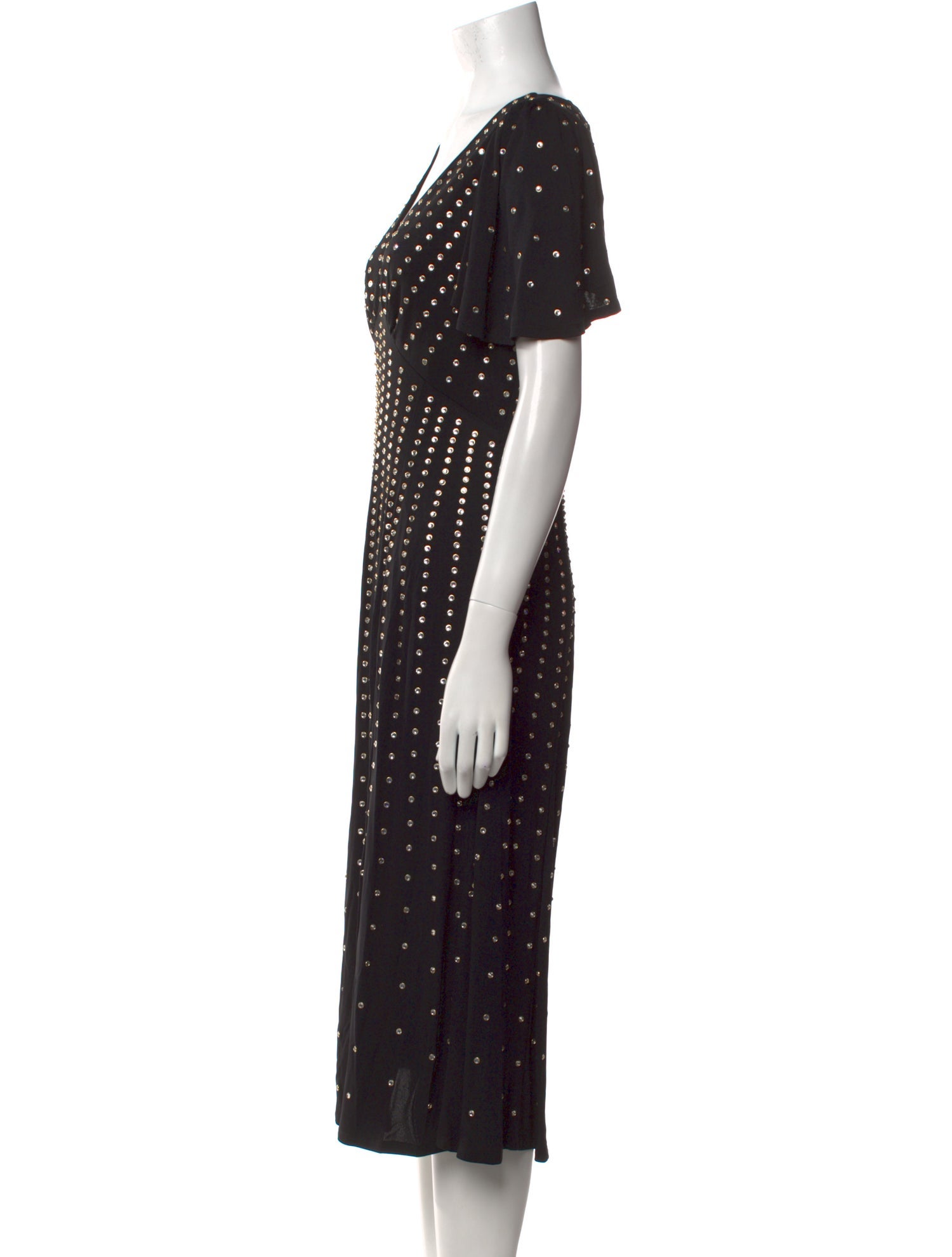 Temperley London Polka Dot Print Mini Dress