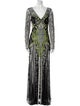 Temperley London V-Neck Long Dress