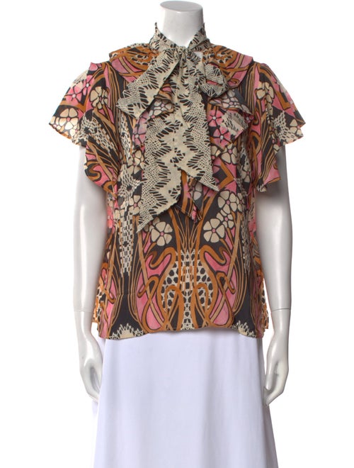 Temperley London Silk Printed Blouse