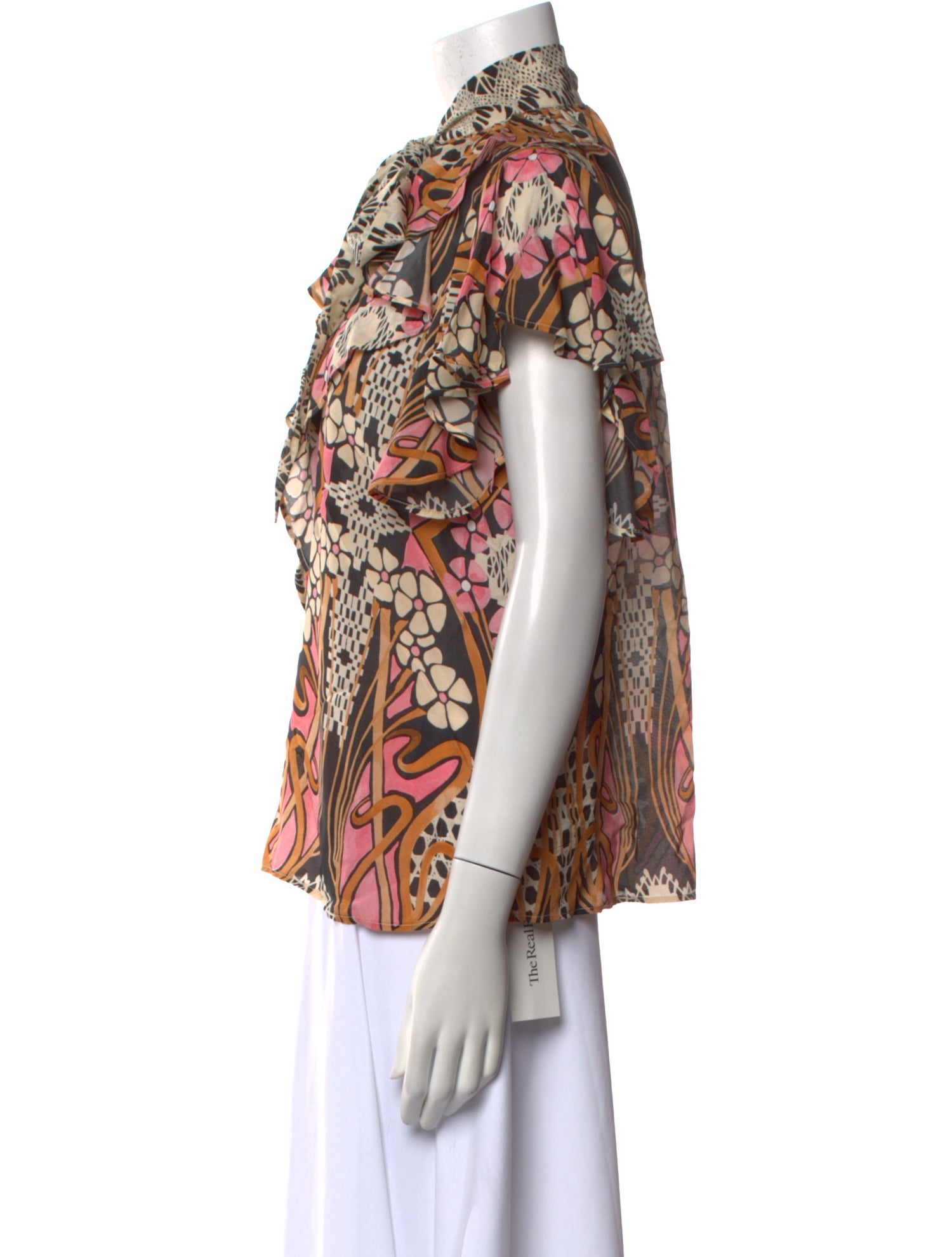 Temperley London Silk Printed Blouse