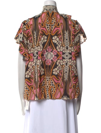 Temperley London Silk Printed Blouse