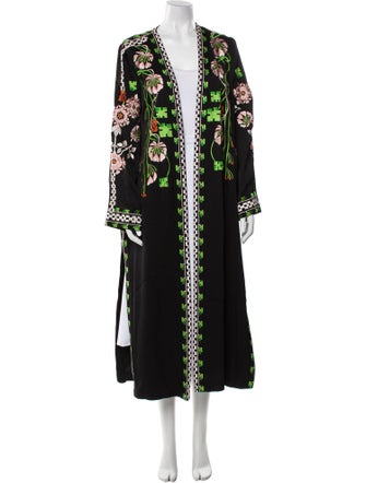 Temperley London Floral Print Coat