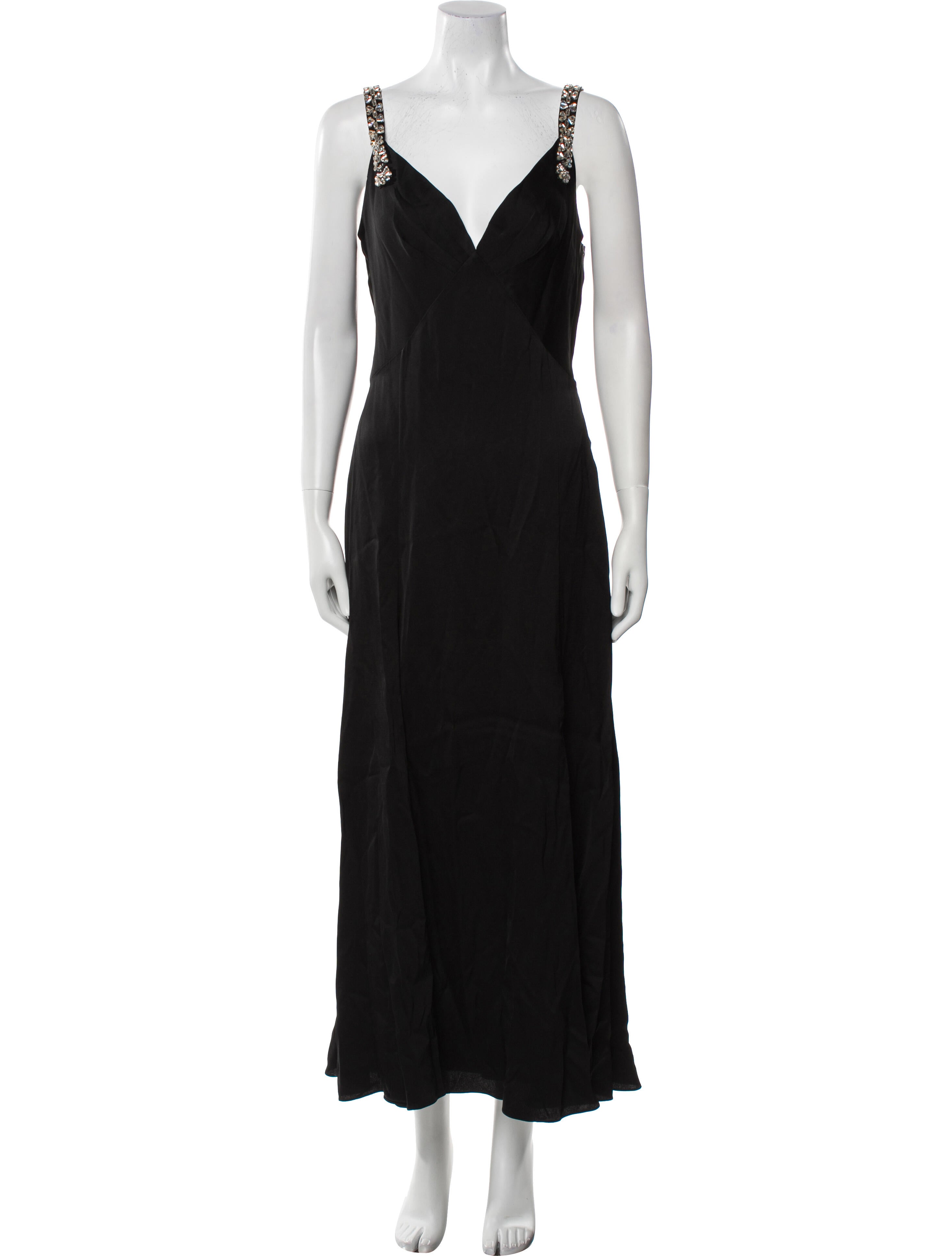 Temperley London V-Neck Long Dress
