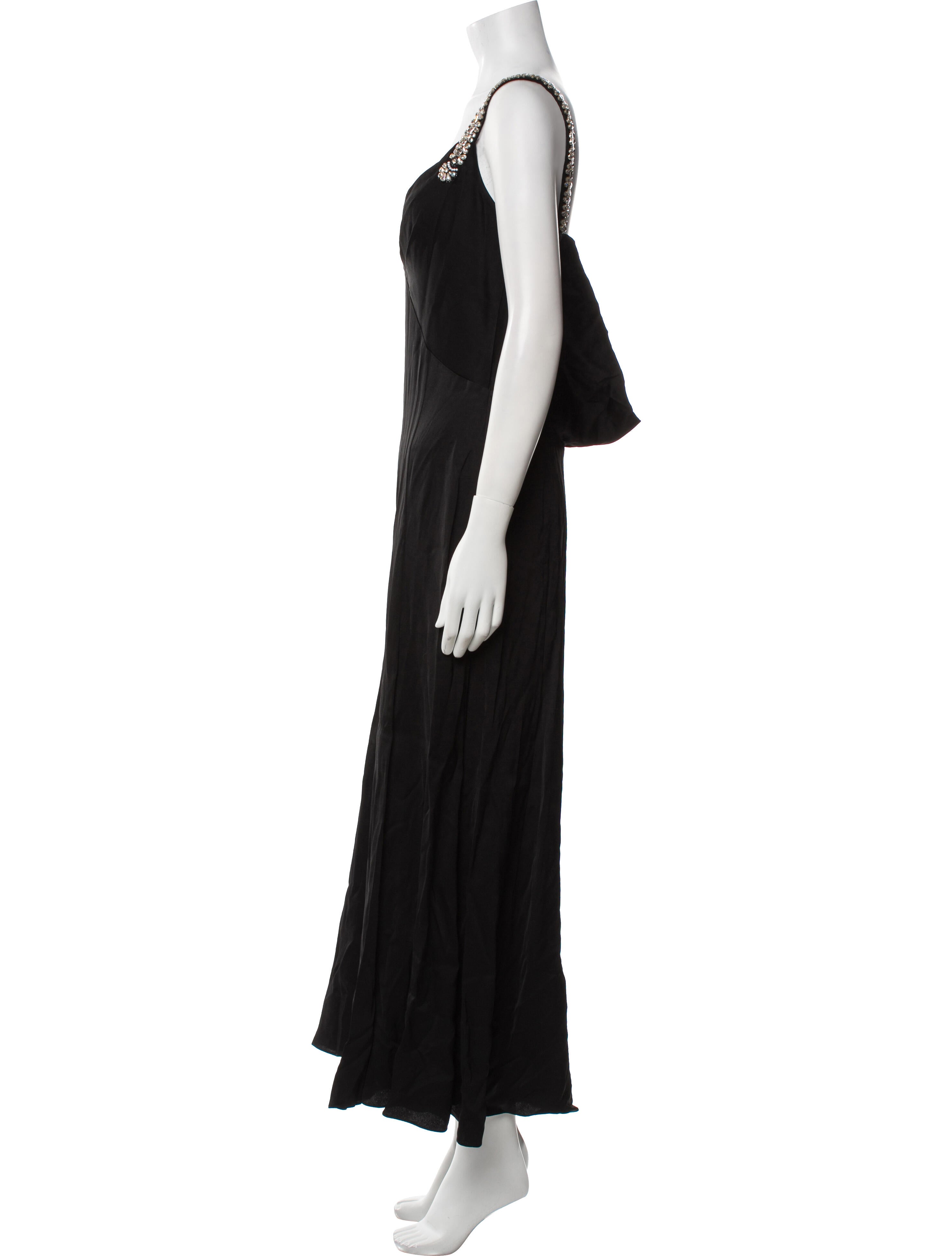 Temperley London V-Neck Long Dress