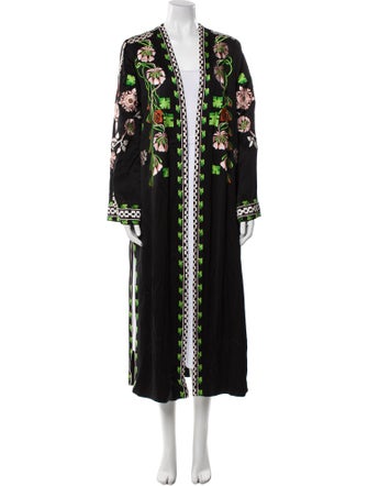 Temperley London Floral Print Coat