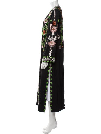 Temperley London Floral Print Coat