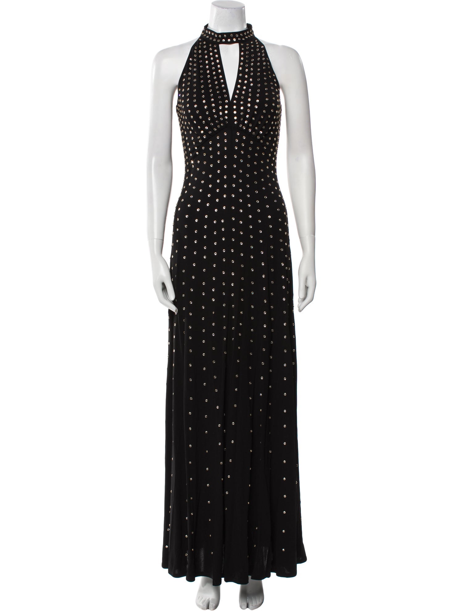 Temperley London Polka Dot Print Long Dress