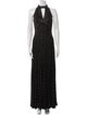 Temperley London Polka Dot Print Long Dress
