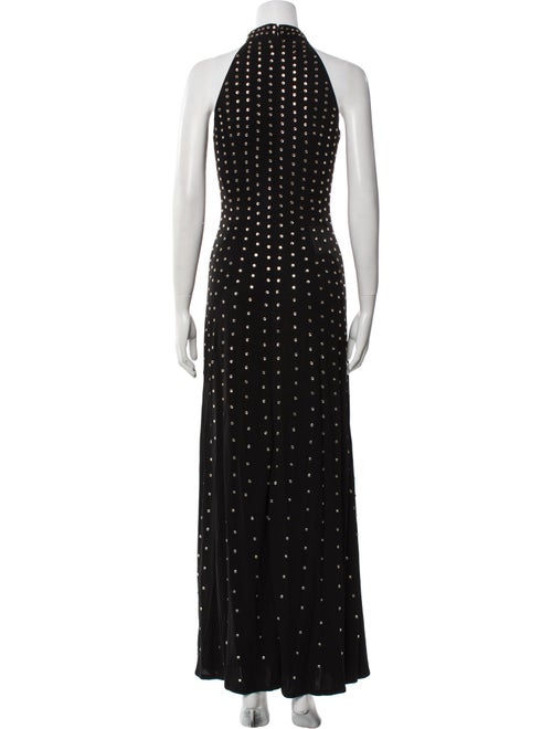 Temperley London Polka Dot Print Long Dress