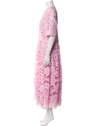 Temperley London Floral Print Long Dress