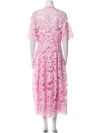 Temperley London Floral Print Long Dress