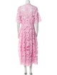 Temperley London Floral Print Long Dress