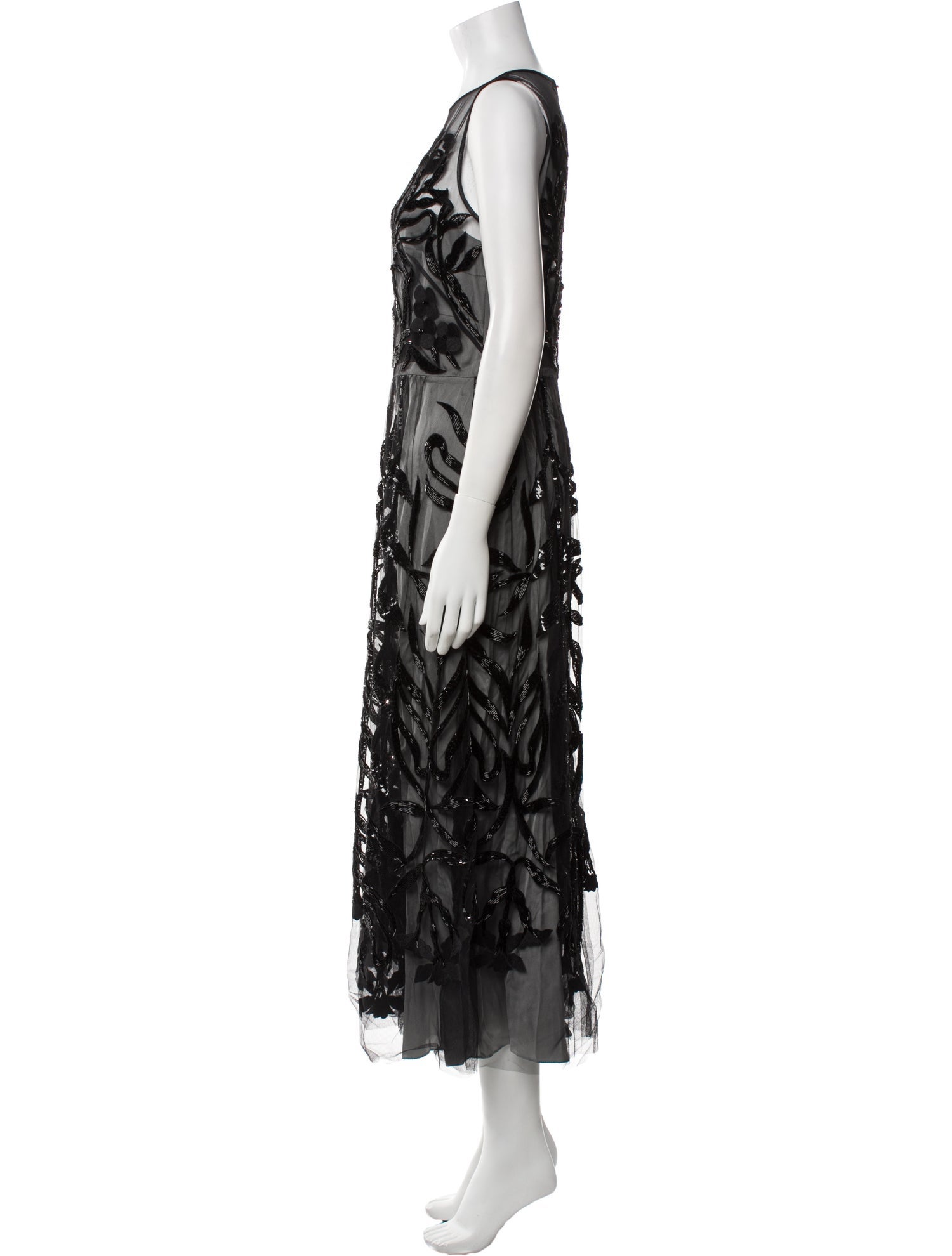 Temperley London Printed Long Dress