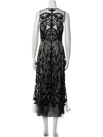 Temperley London Printed Long Dress
