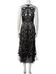Temperley London Printed Long Dress