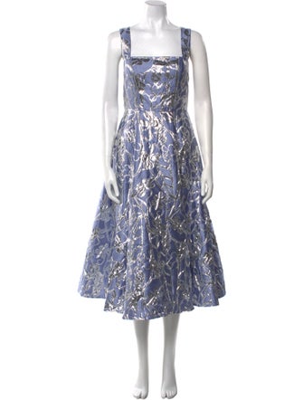 Temperley London Printed Midi Length Dress