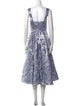 Temperley London Printed Midi Length Dress