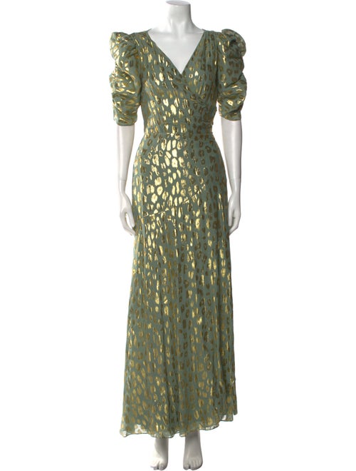 Temperley London Printed Long Dress