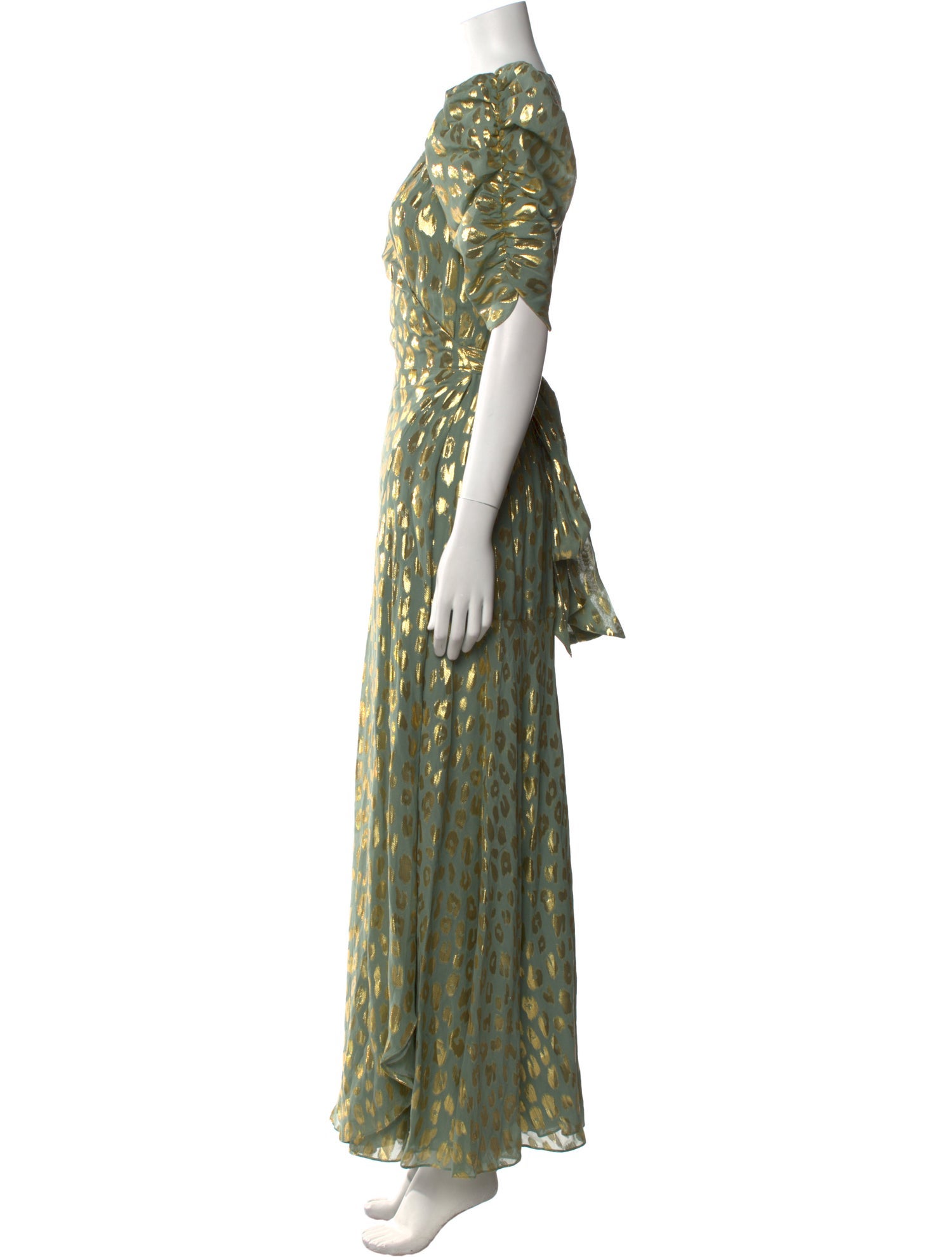 Temperley London Printed Long Dress
