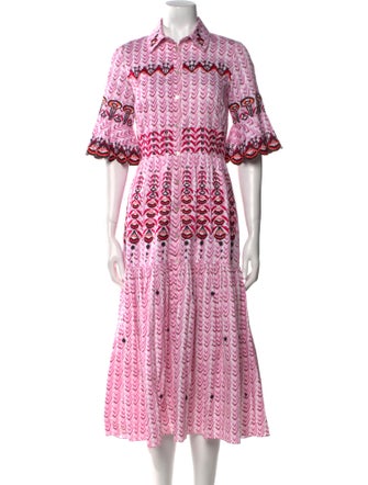 Temperley London Printed Long Dress