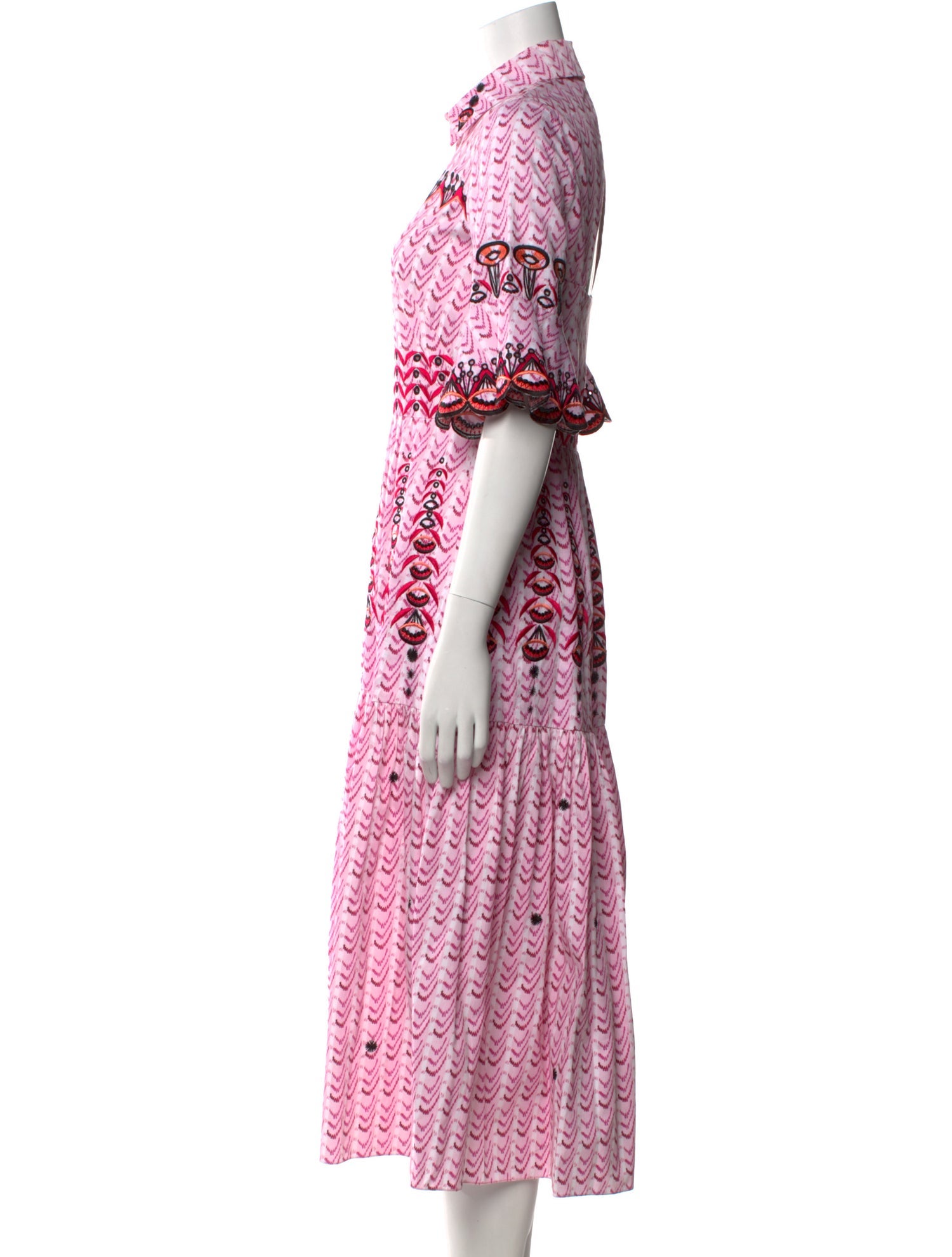 Temperley London Printed Long Dress
