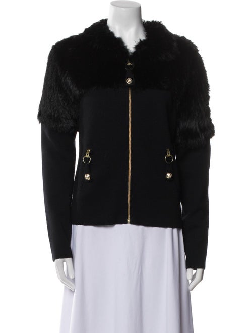 Temperley London Wool Fur Jacket