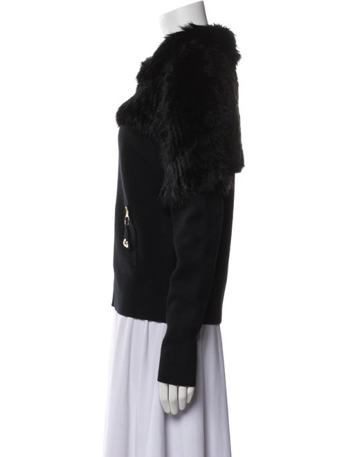 Temperley London Wool Fur Jacket