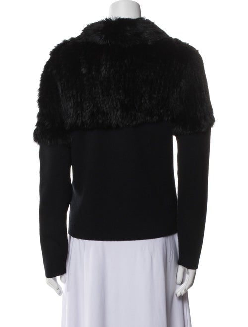 Temperley London Wool Fur Jacket