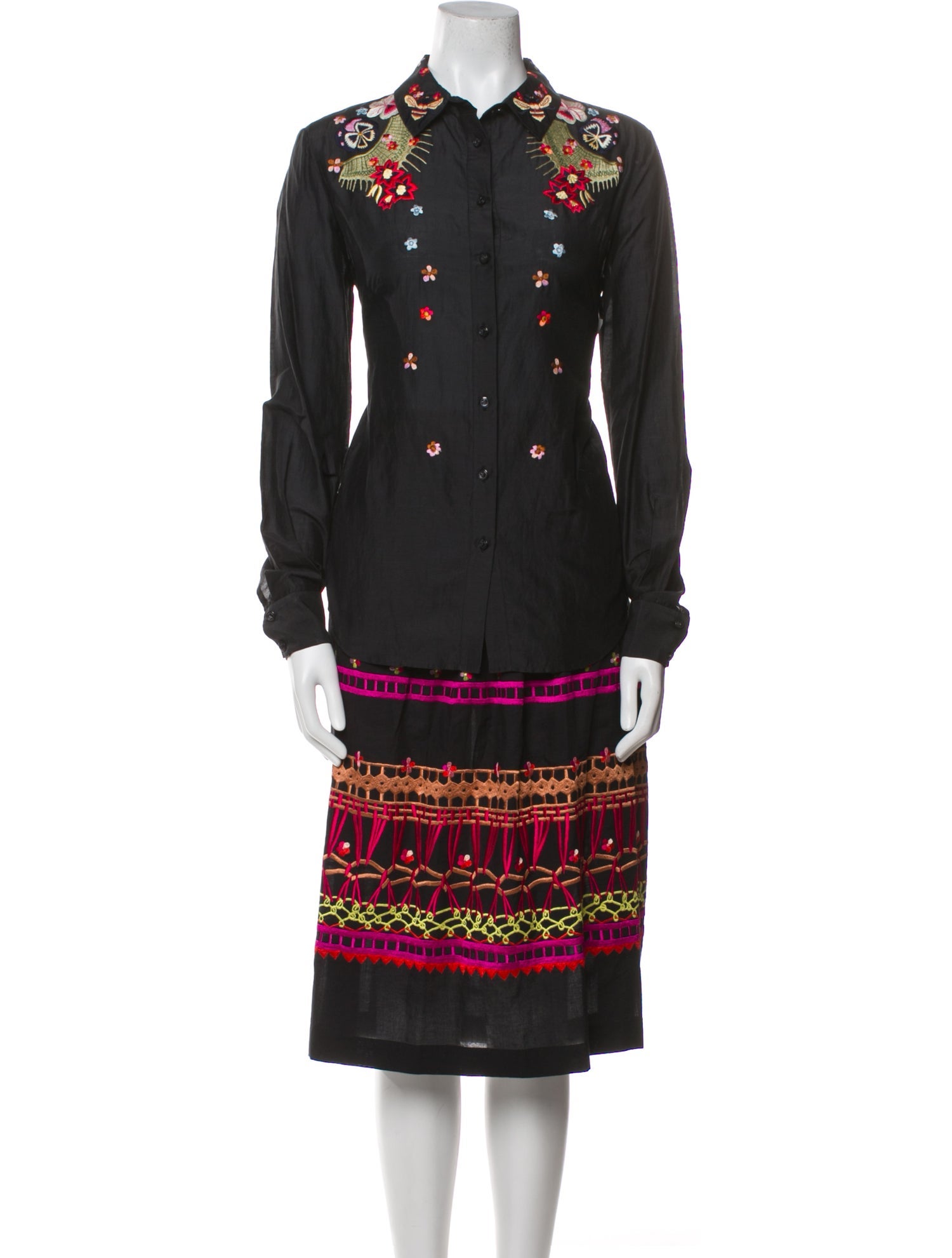 Temperley London Printed Skirt Set