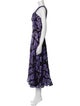 Temperley London Floral Print Long Dress