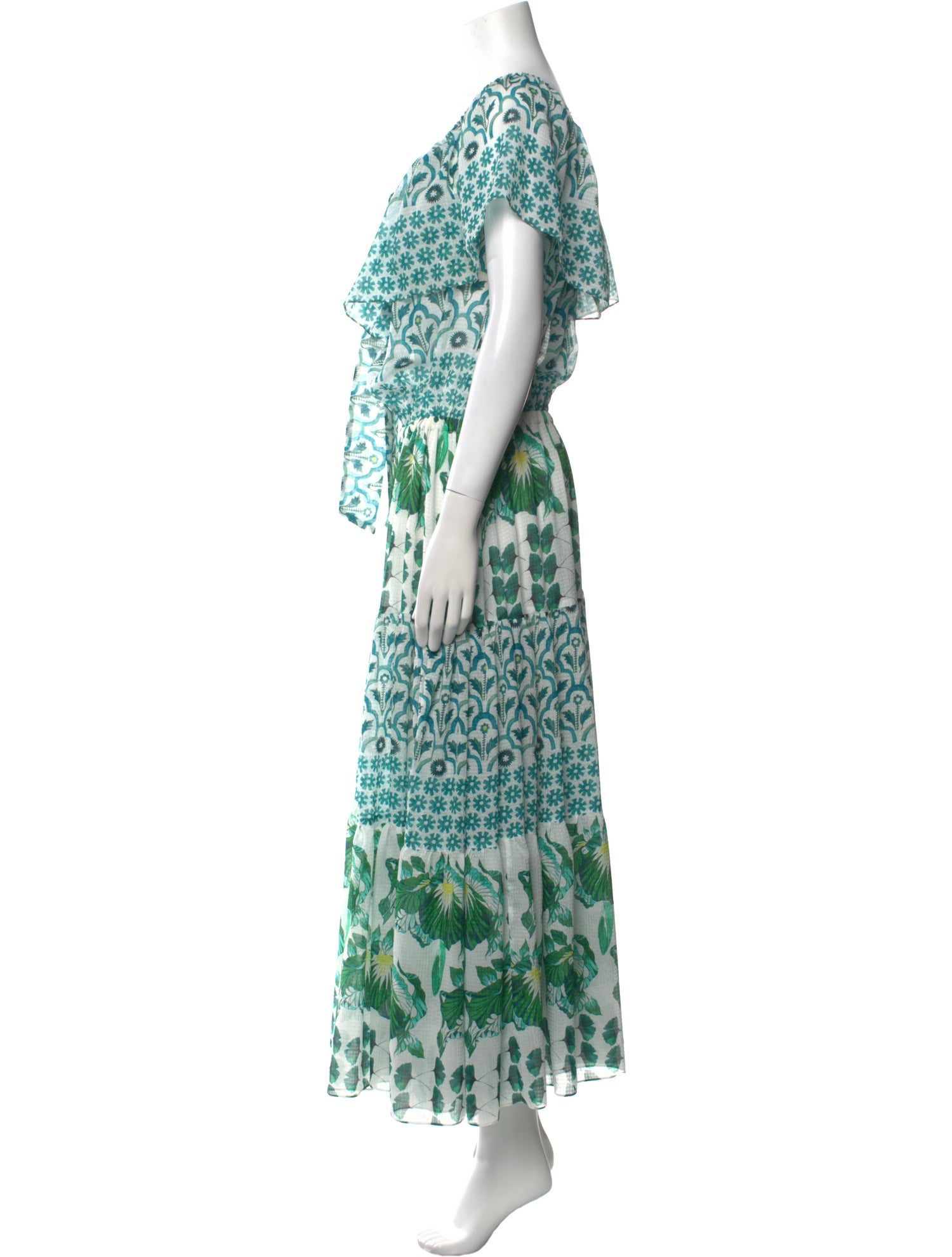 Temperley London Printed Long Dress