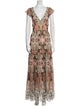 Temperley London Printed Long Dress