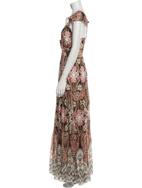 Temperley London Printed Long Dress