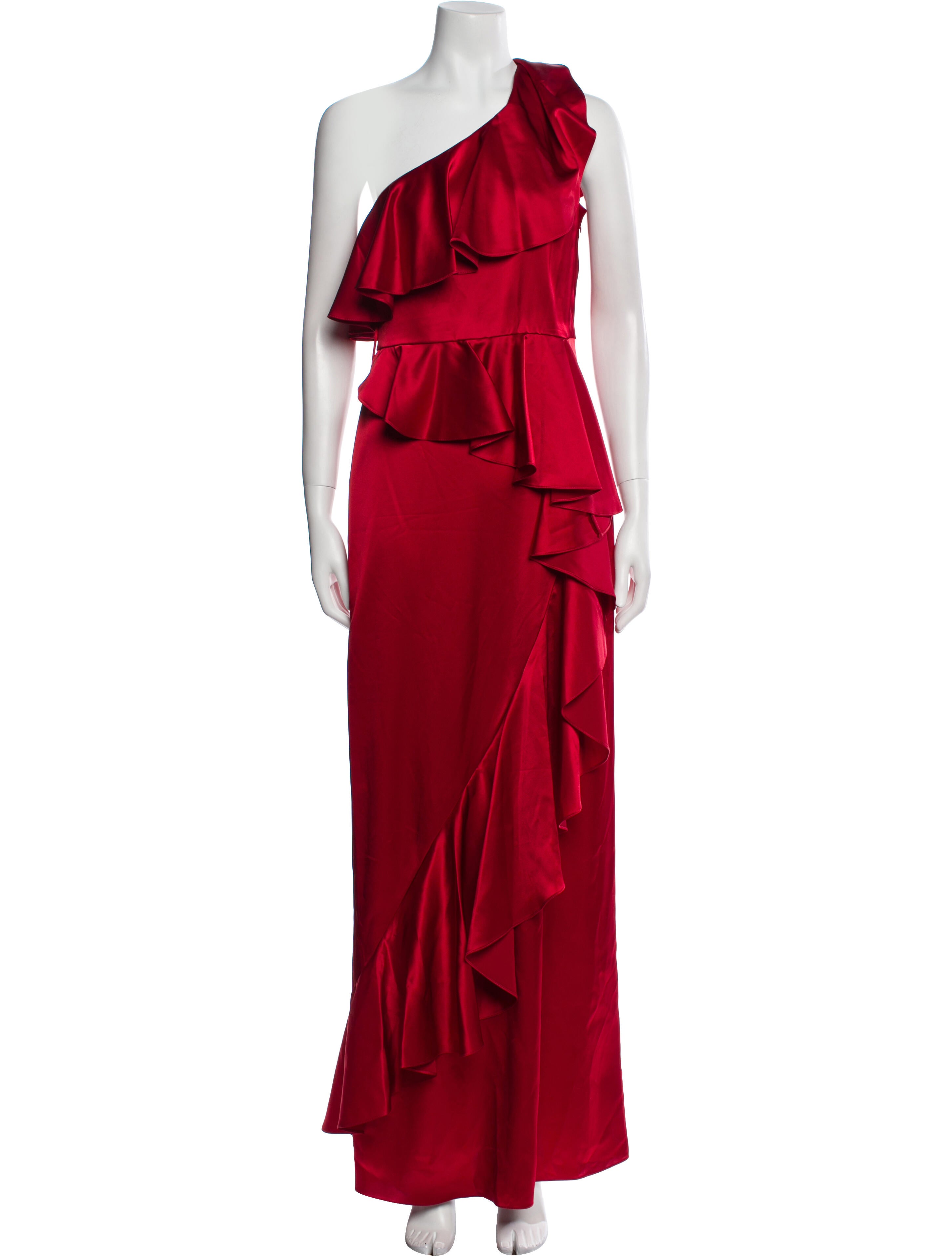 Temperley London One-Shoulder Long Dress