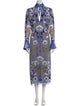 Temperley London Floral Print Long Dress