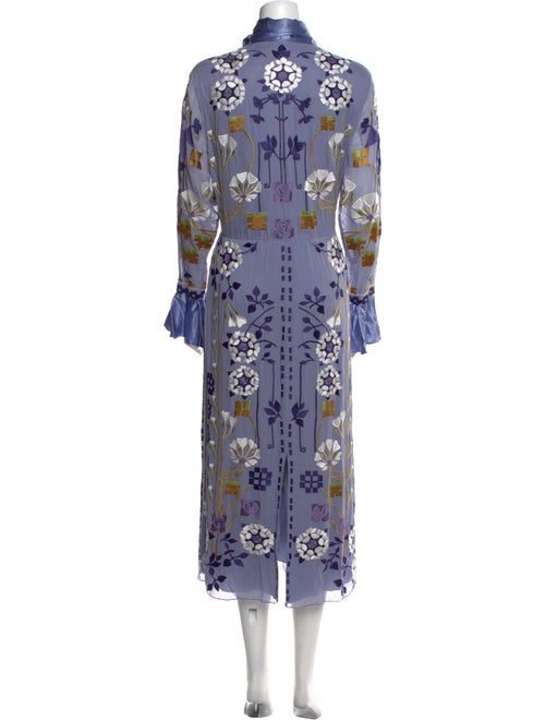 Temperley London Floral Print Long Dress