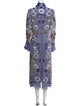 Temperley London Floral Print Long Dress