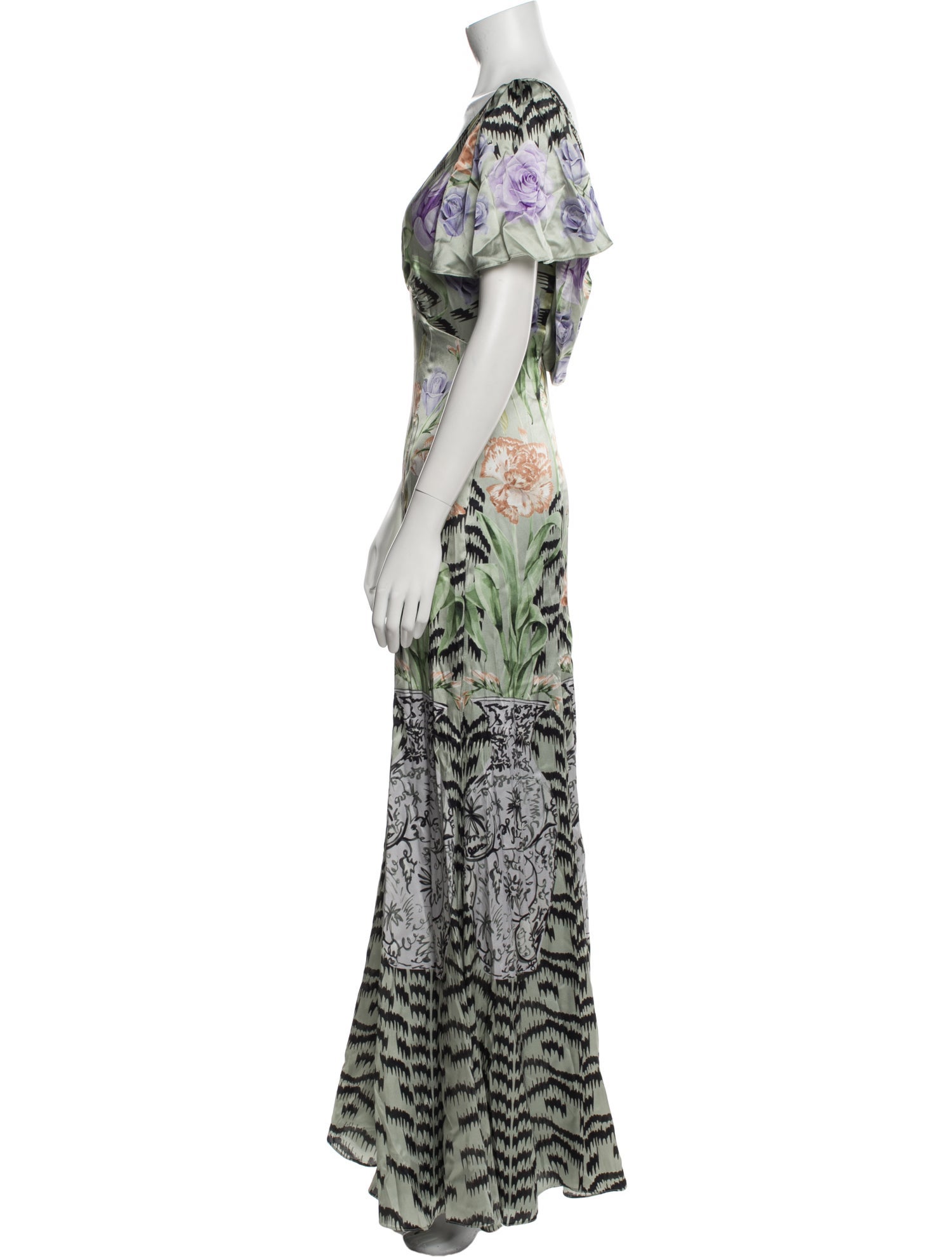 Temperley London Silk Long Dress