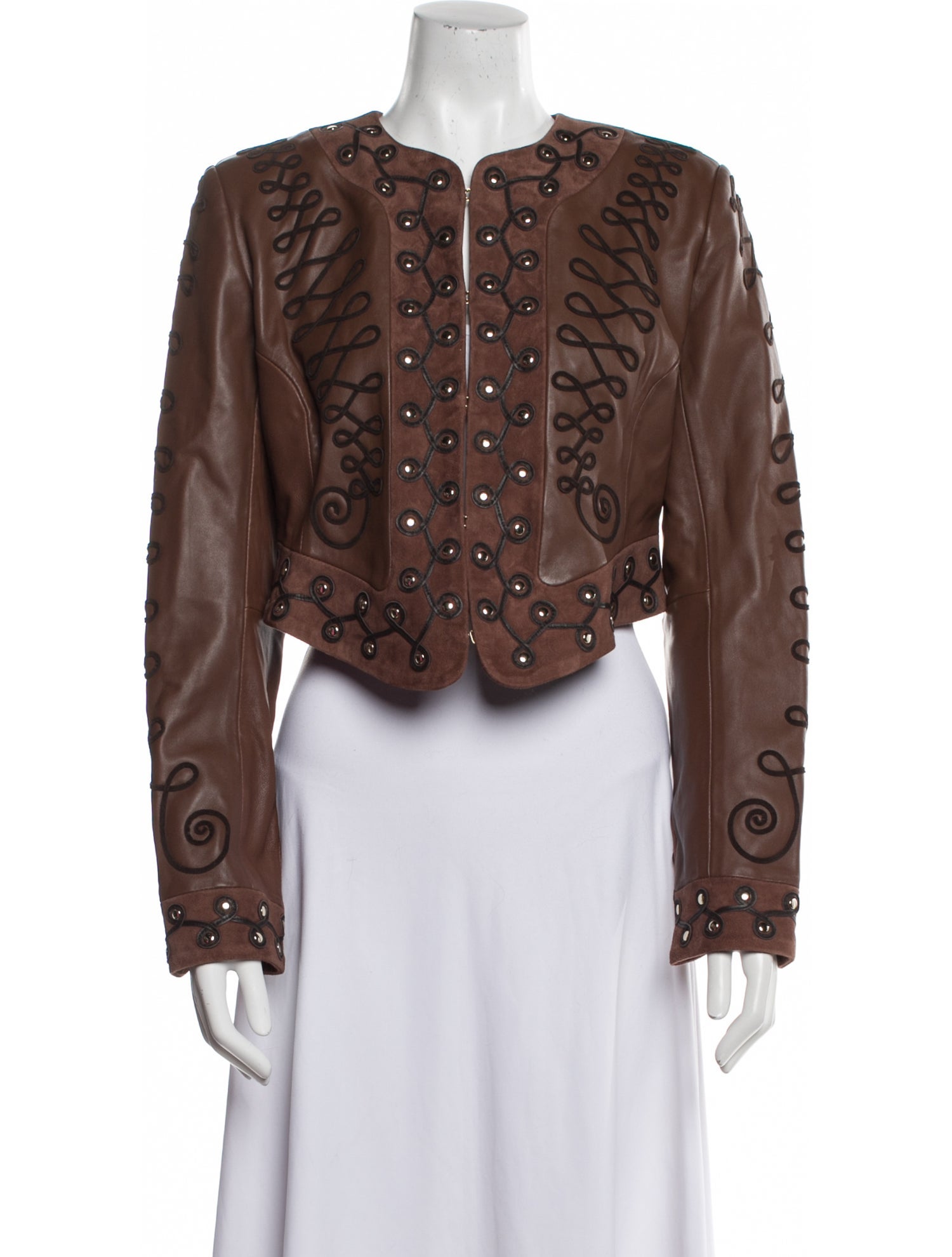 Temperley London Leather Evening Jacket