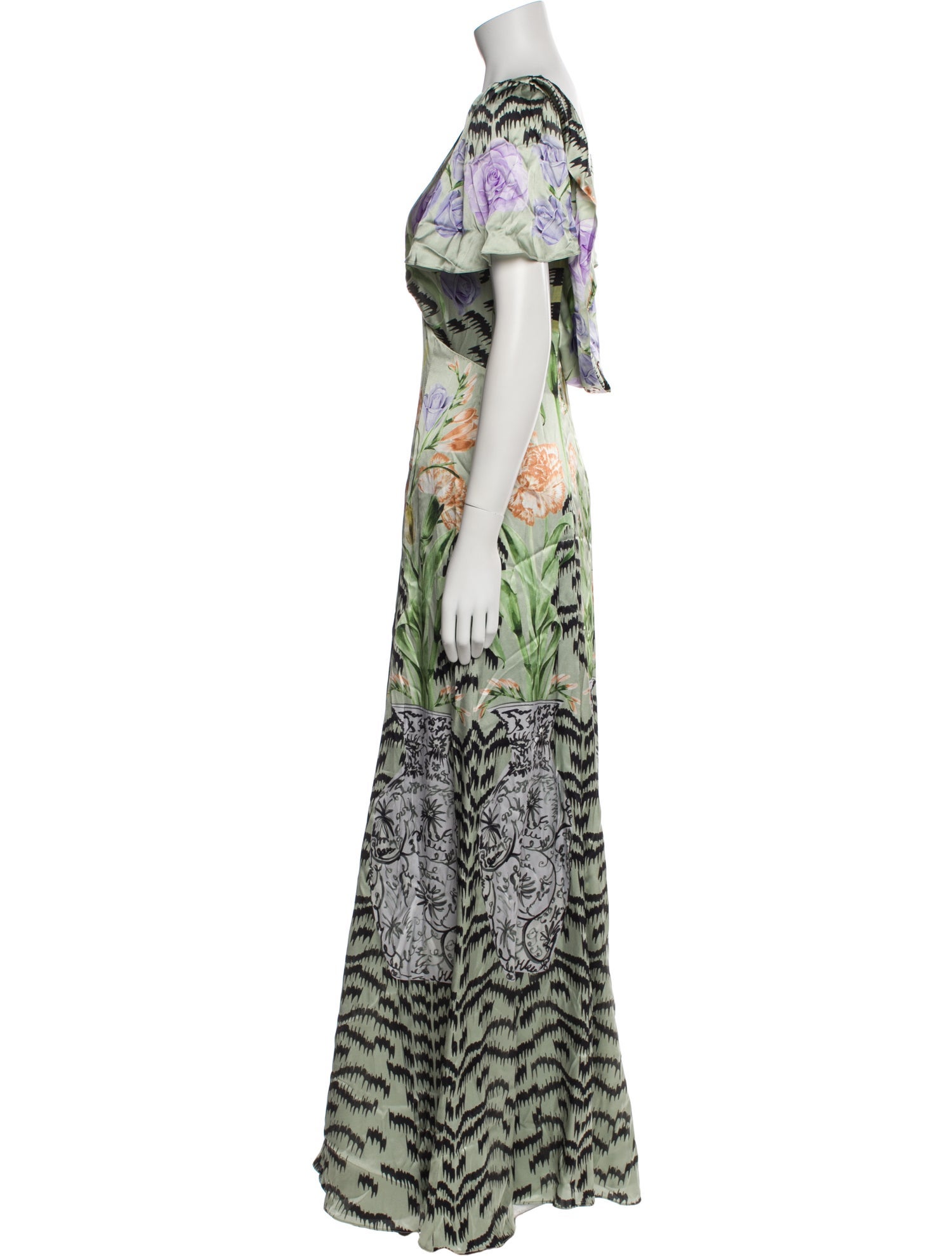 Temperley London Silk Long Dress