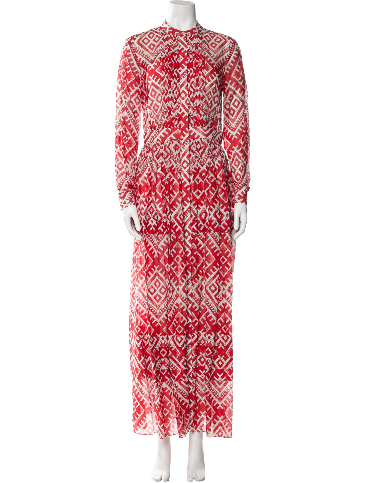 Temperley London Printed Long Dress