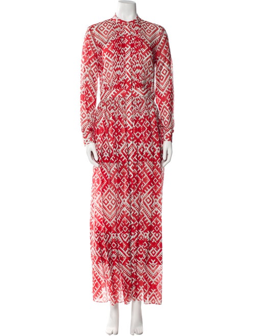 Temperley London Printed Long Dress