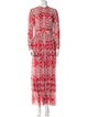 Temperley London Printed Long Dress