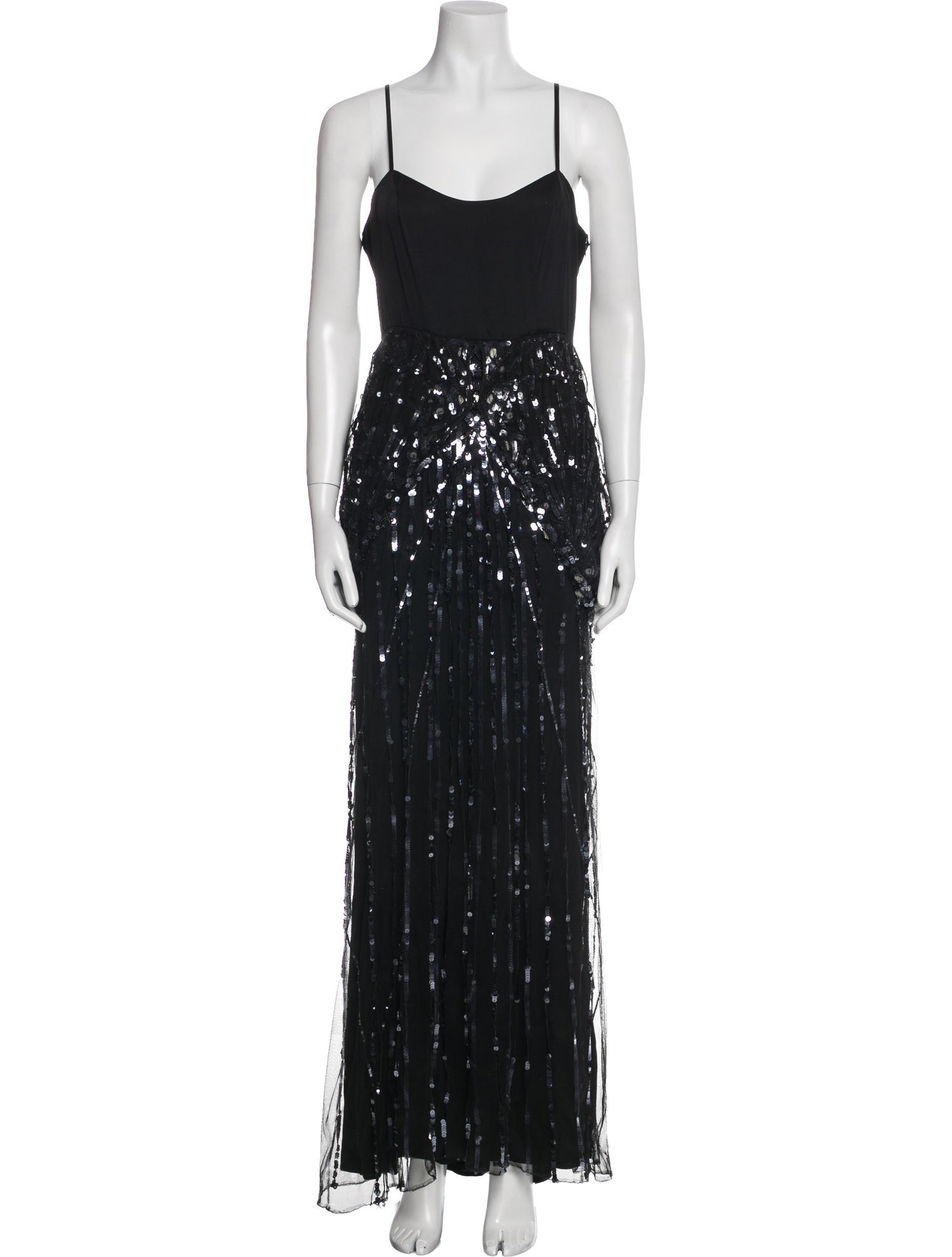 Temperley London Square Neckline Long Dress