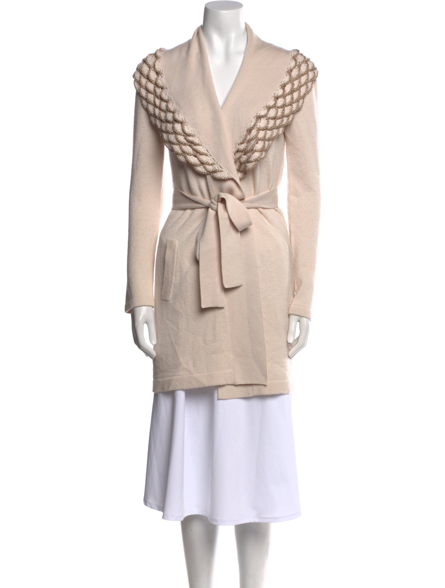 Temperley London Wool V-Neck Sweater