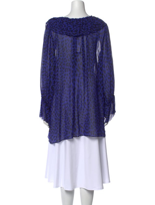 Temperley London Silk Animal Print Tunic